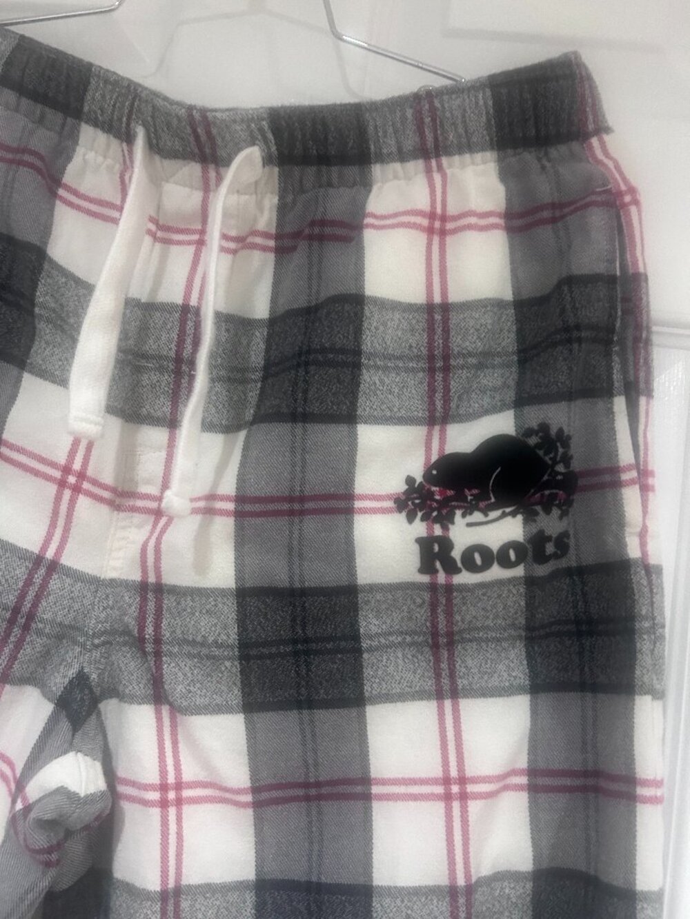 Roots Womans Flannel Pajamas Bottoms Small